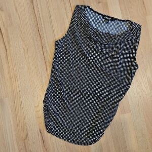 DKNY Monochrome Sleeveless Blouse